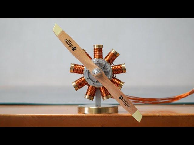Micro Radial Engine Mods, Test | See Through Engine in Slow Motion