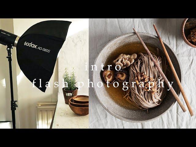 INTRO TO FLASH LIGHTING FOR FOOD PHOTOGRAPHY - EASY GUIDE TO GET STARTED (FT. GODOX AD300)