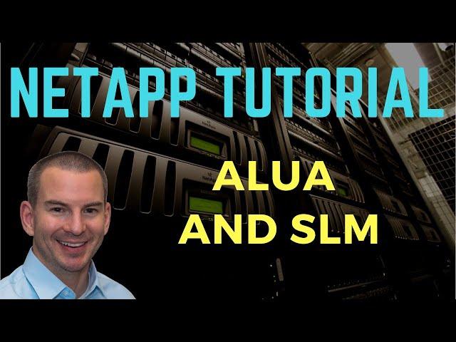 NetApp ALUA and SLM Tutorial