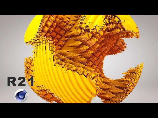 Cinema 4D R21 Tutorial - Create Abstract Animation