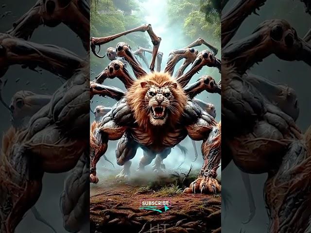  4 Majestic Lion Hybrids That Will Blow Your Mind! ️ | Mythical Creature Mashups #shorts #ai