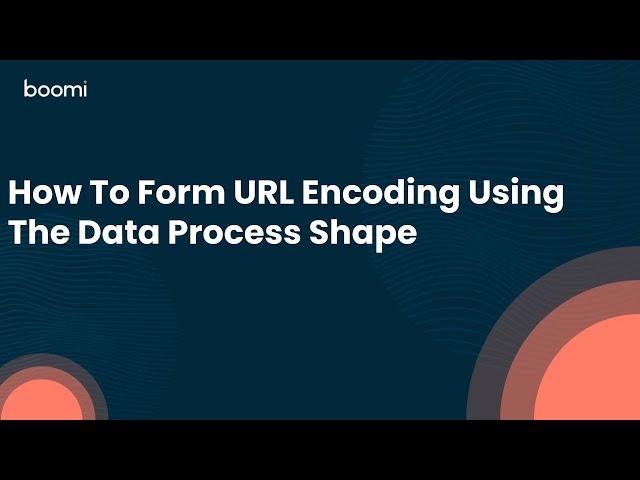 How To Form an URL Encoding By Data Process Shape