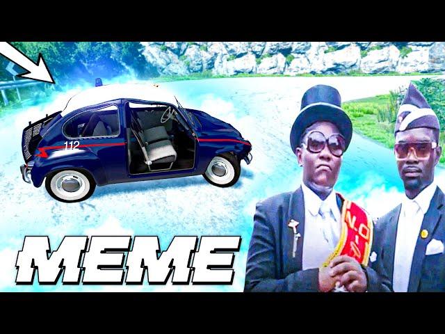 DANCE COFFIN ON FUNERAL MEME COMPILATION #21 (CHICKEN #2) | ASTRONOMIA SONG | BeamNG Drive MEMES