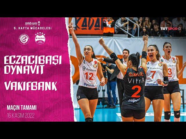 Eczacıbaşı Dynavit 3 - 0 VakıfBank (Maçın Tamamı) | 2022-23 Sultanlar Ligi