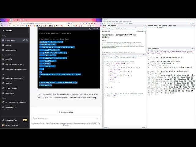 Coding in R with an LLM by Tim Hoolihan (5/23/2023)