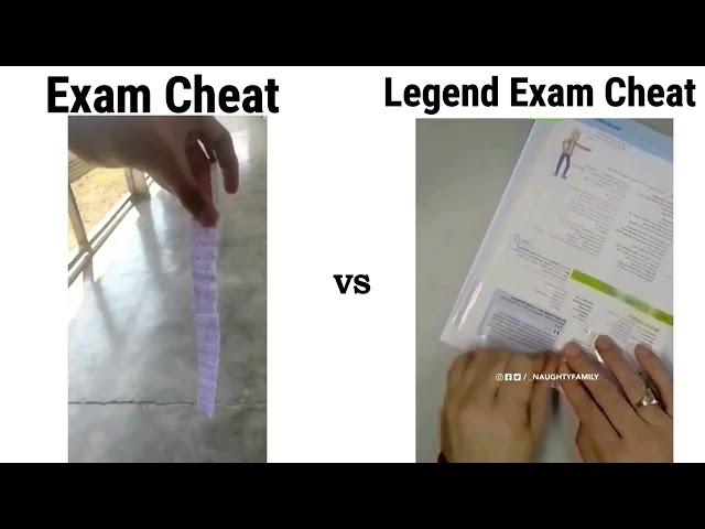 Exam Cheat  VS Legend Exam  Cheat.