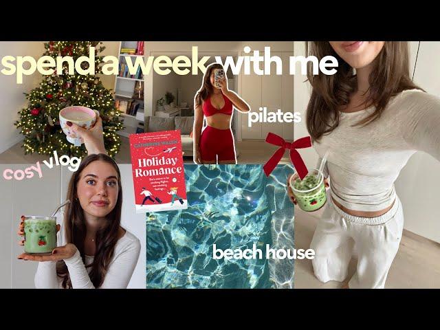 vlog: spend a week with me! 2024 reflecting, beach house, date night, friends