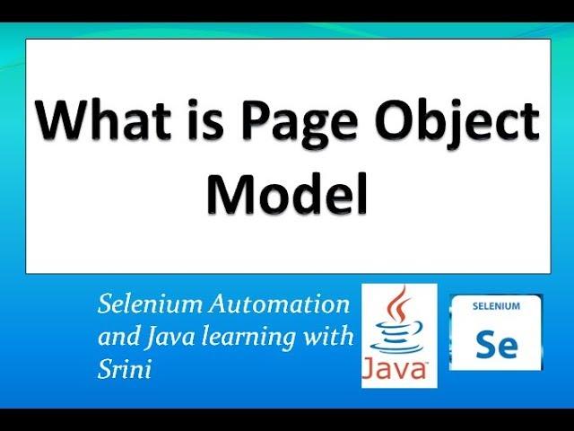 #POM#PageObjectModel#ObjectRepository#Selenium#Interview What is Page Object Model in Selenium