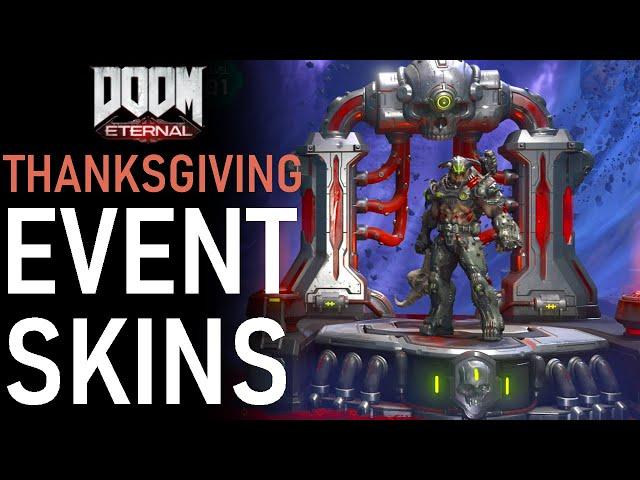 Doom Eternal - ALL Series 7 skins (Thanksgiving Event)