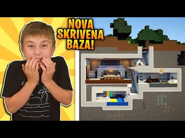 *NOVA* SKRIVENA BAZA OD MLADJEG BRATA JE TU! - Minecraft Preživljavanje sa Mladjim Bratom