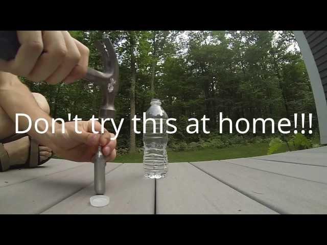 CO2 Cartridge in a Water Bottle!!