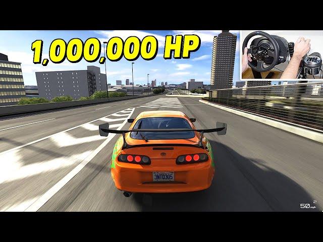 I added 1,000,000 HP to a Supra...