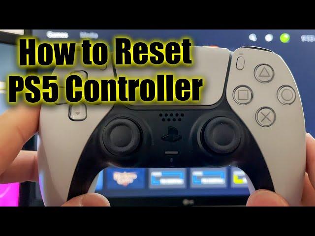 How to Reset PS5 Controller! PS5 Controller Reset Easy Guide!