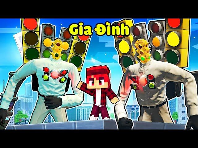 Hachi 24 Giờ Được Gia Đình Traffic Lights Titan Nhận Nuôi Trong Minecraft