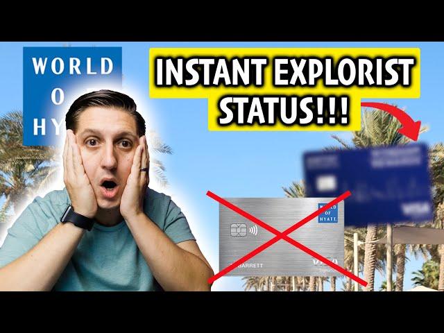 The Easiest Way To Get World Of Hyatt Explorist Status!!!