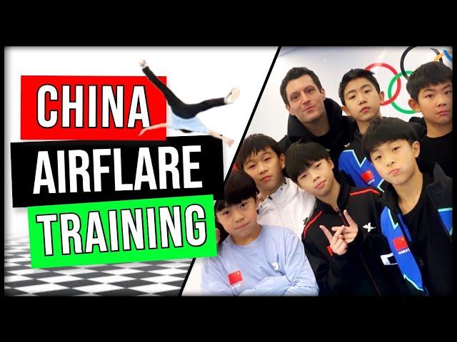 TRAINING AIRFLARE WITH KIDS FROM CHINA - COACH SAMBO