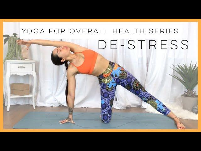 30 Minute Restorative Yoga For Stress And Relaxation | Yoga For Overall Health