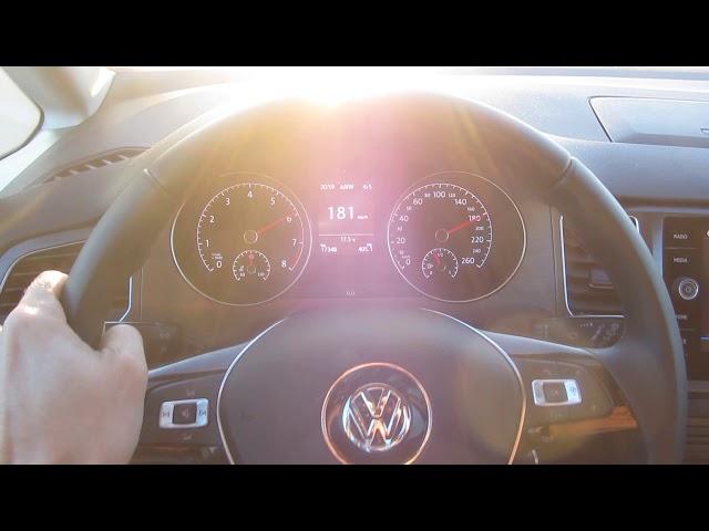 VW Sportsvan 1.0TSI(110PS): 0- 226 km/h ACCELERATION 0- Vmax 2018