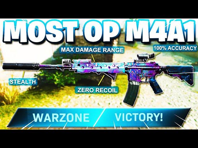 NO RECOIL M4A1 BEST LOADOUT IN WARZONE! | Modern Warfare Best M4A1 Class (COD MW Best Setups)