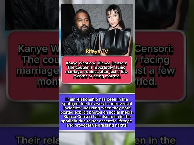 The couple is reportedly facing marriage troubles after just a few months of being married #kanye