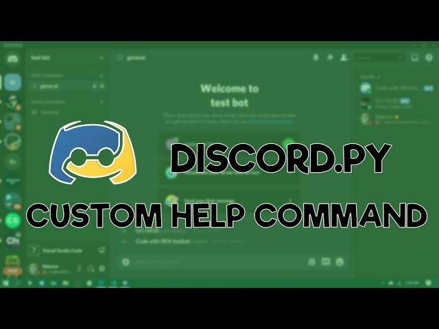 How to get custom help command in discord bot | discord.py