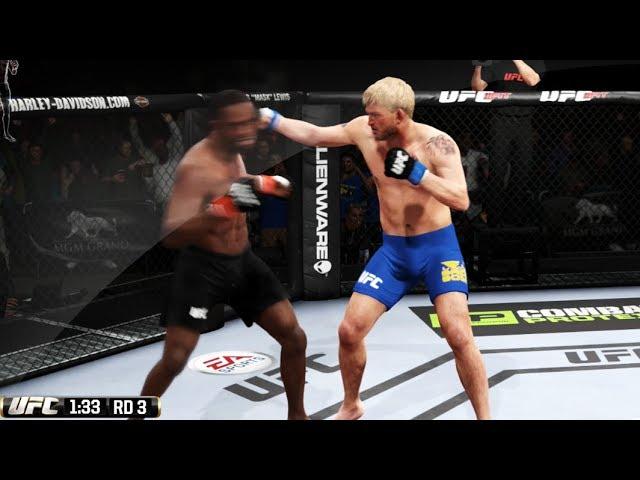 EA SPORTS UFC - Demo Gameplay Jon Jones Knock Out Gustafsson HD