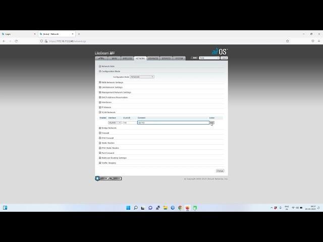 Create Vlan in UBNT AIRGRID