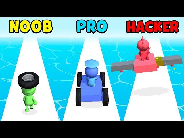 NOOB vs PRO vs HACKER - CarCraft.io