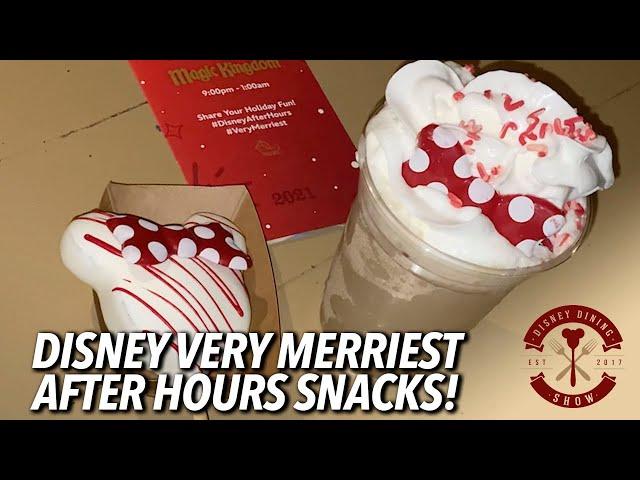 What Snacks are Available at Disney Very Merriest After Hours Party? | Magic Kingdom