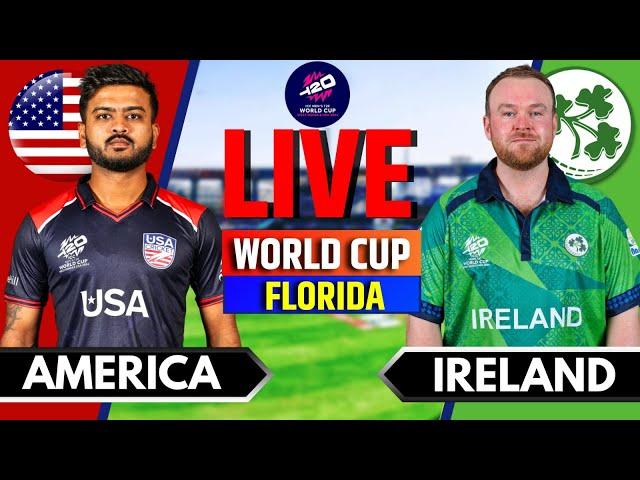 United States vs Ireland T20 World Cup Match | Live Score & Commentary | USA vs IRE Live | T20 WC