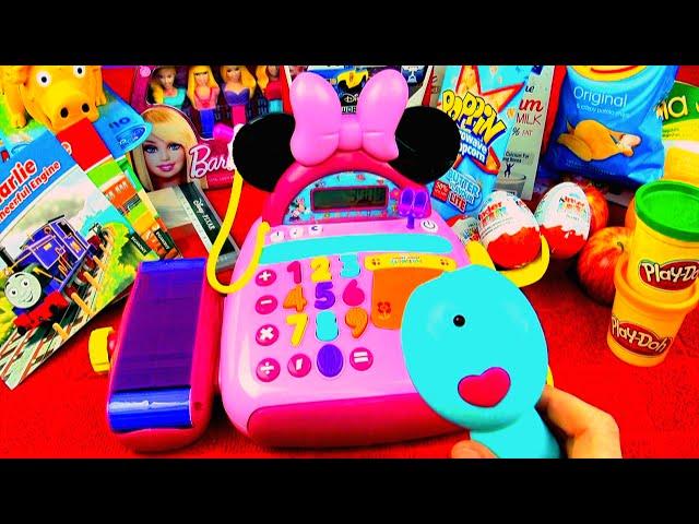 Minnie Mouse Bow-tique Electronic Cash Register Mickey Mouse Clubhouse Disney Junior Toys FluffyJet