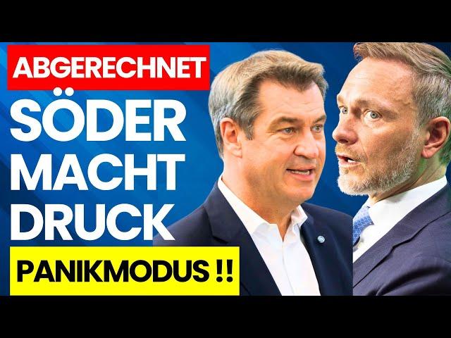 SÖDER GREIFT LINDNER AN! MIGRATIONS DEBATTE EXPLODIERT! HARTE MIGRATIONSPLÄNE! SÖDER FORDERT!