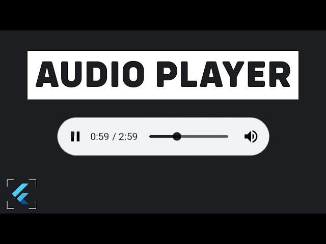 Flutter Tutorial - Implementing Audio Player | Just Audio Package