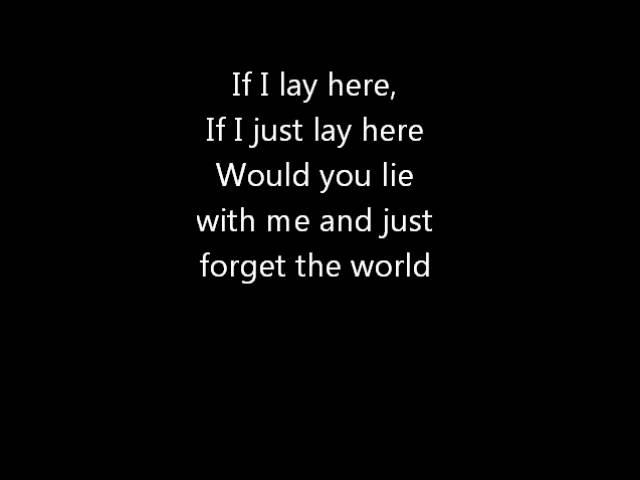 Snow Patrol - Chasing Cars [Lyrics] [HQ]