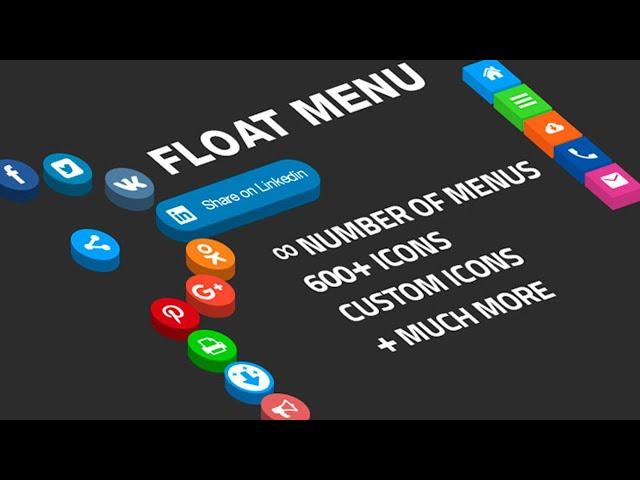 WORDPRESS FLOATING MENU BUTTON WIDGET PLUGIN