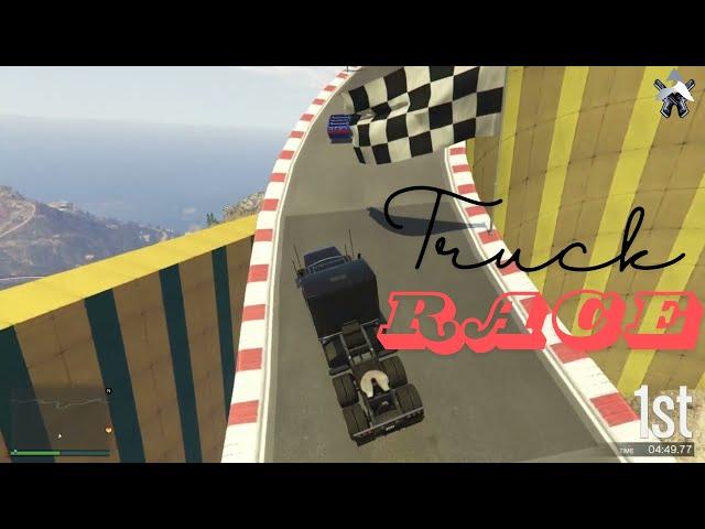 GTA 5 Round The Wall Truck Race | #truckrace #gta5 #stuntraces #ajjubhai