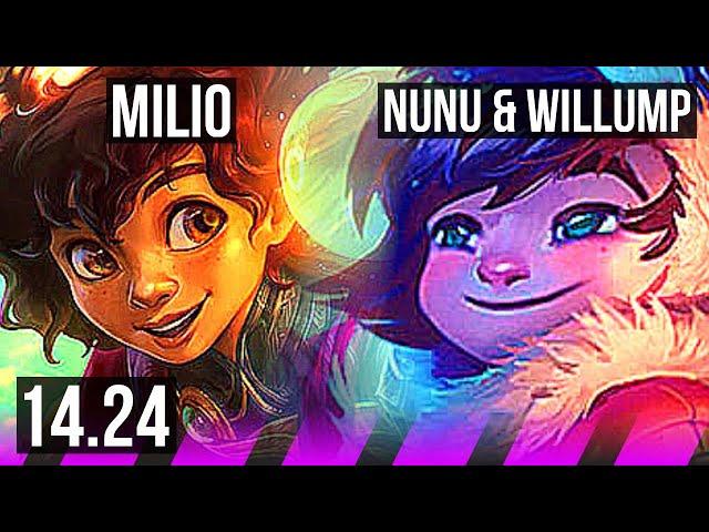 MILIO & Sivir vs NUNU & WILLUMP & Ziggs (SUP) | 1/4/20 | NA Challenger | 14.24