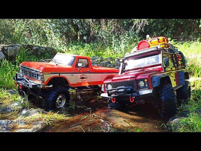 Traxxas Trx4 Defender/Ford Carisma F150/El Sendero de los Callejones/#CrawlerRcSevilla