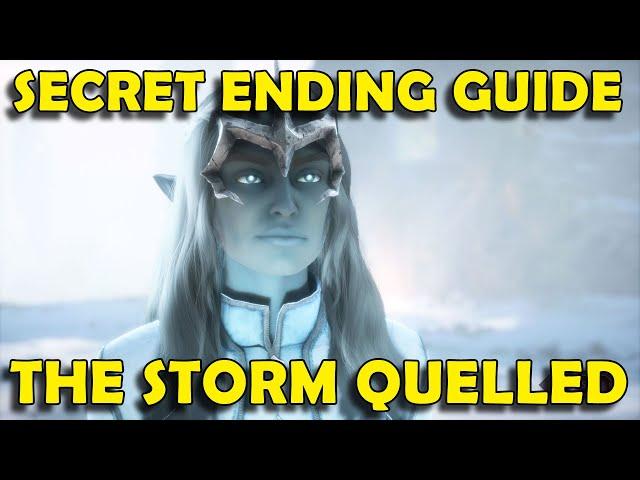 Dragon Age The Veilguard - How to Get Secret Ending (The Storm Quelled Trophy / Achievement Guide)