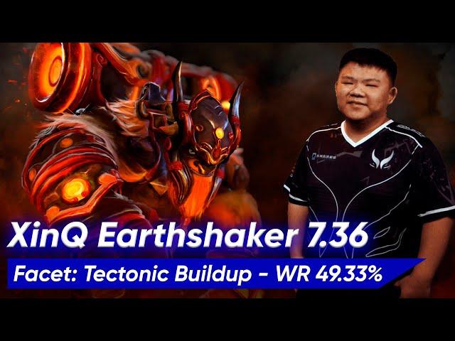 XinQ EARTHSHAKER 7.36 SUPPORT 4 Pos | Dota 2 Pro Gameplay