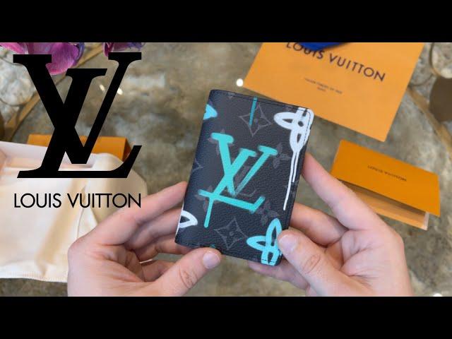 Louis Vuitton Pocket Organizer Graffiti Wallet unboxing & review 2023 collection