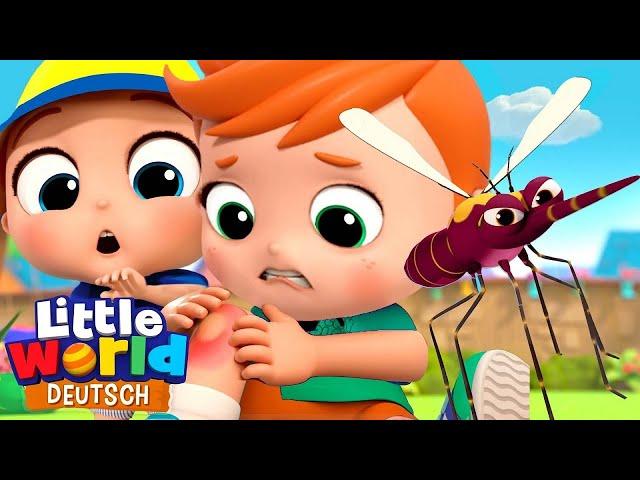 Die Mücke piekt | Kinderlieder für Kleinkinder | Little World Deutsch