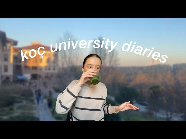 KOÇ UNIVERSITY VLOG | a day in the life of a freshman