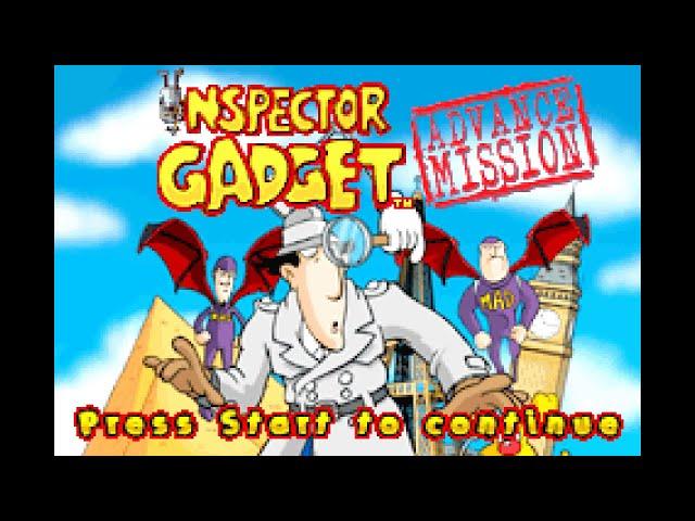 Inspector Gadget: Advance Mission. [GBA - Magic Pockets, Light & Shadow Production]. (2001). ALL.