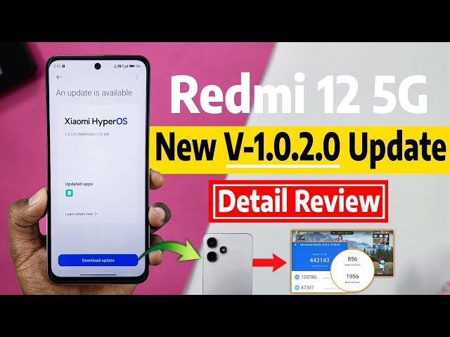 Redmi 12 5G HyperOs 2nd Update Is Here ! New V-1.0.2.0 Update Full Review | New Features ?