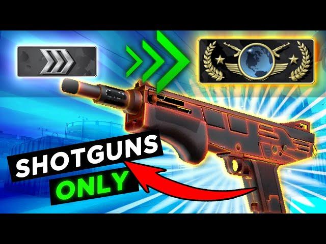 Road to Global Elite with SHOTGUNS ONLY!