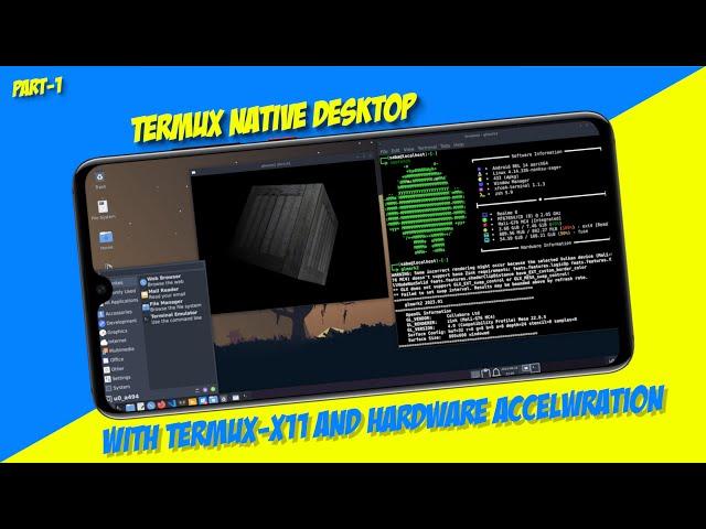 How to install termux native desktop (no proot) with hardware acceleration