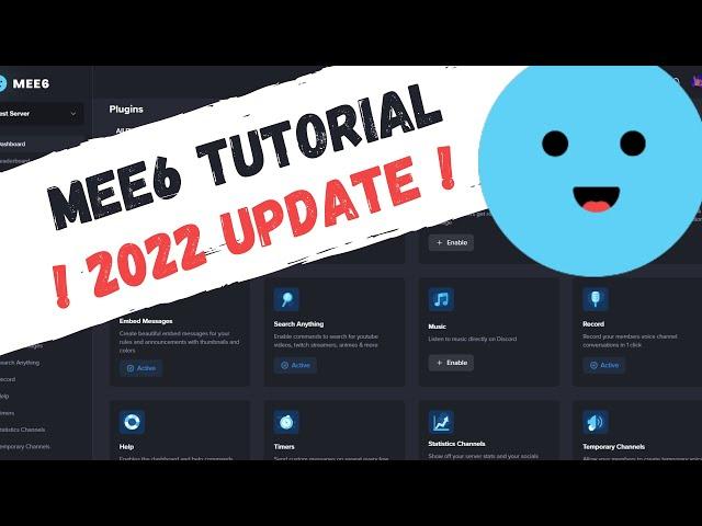 2022 UPDATE | Mee6 TUTORIAL | How to use and operate | BASICS