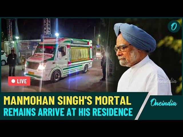 Manmohan Singh Death News LIVE: Rahul Gandhi, PM Modi, Amit Shah Reached at Former PM's Residence