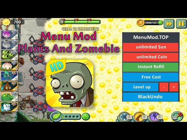 Mod Menu Plants Vs Zombies New Update Black Undo